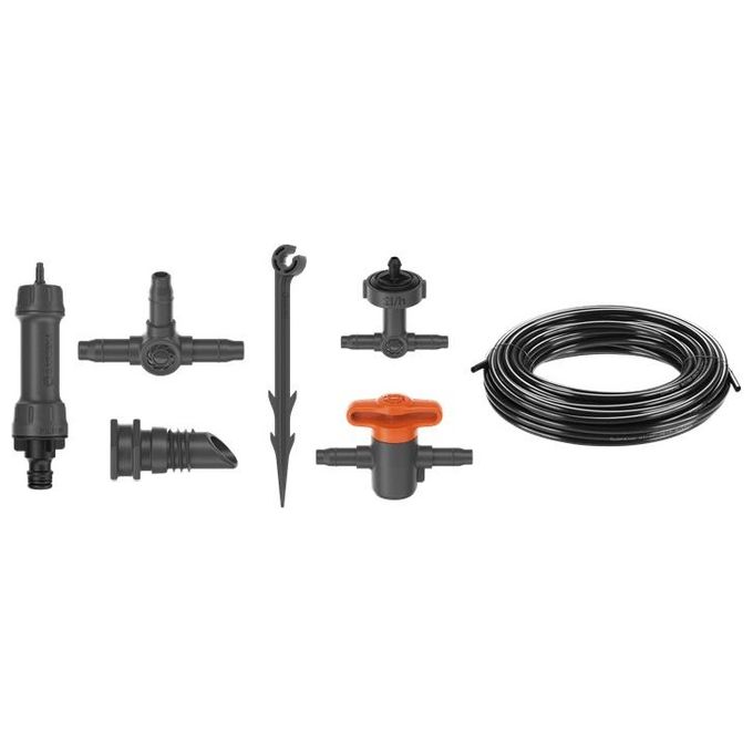 Gardena 13401-20 Micro-Drip-System Kit Irrigazione a Goccia Balcone 15 Piante 2 l-h Espandibile