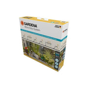 Gardena 13400-20 Micro-Drip-System Kit Irrigazione a Goccia Terrazzo 30 Piante 15 m tubo 13 mm gocciolatori regolabili 0-15 l-h colore Nero Verde