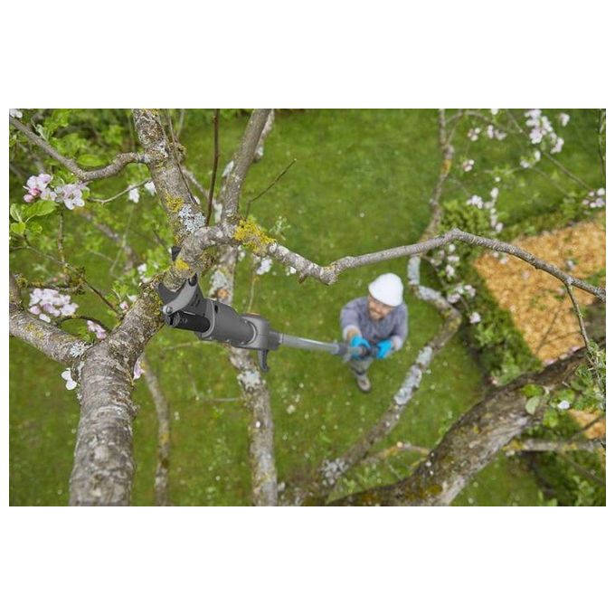 Gardena 14776-55 HighCut 360-18V P4A Potatrice Telescopica a Batteria Taglio 2,8 cm 18V Ioni di Litio colore Nero Argento
