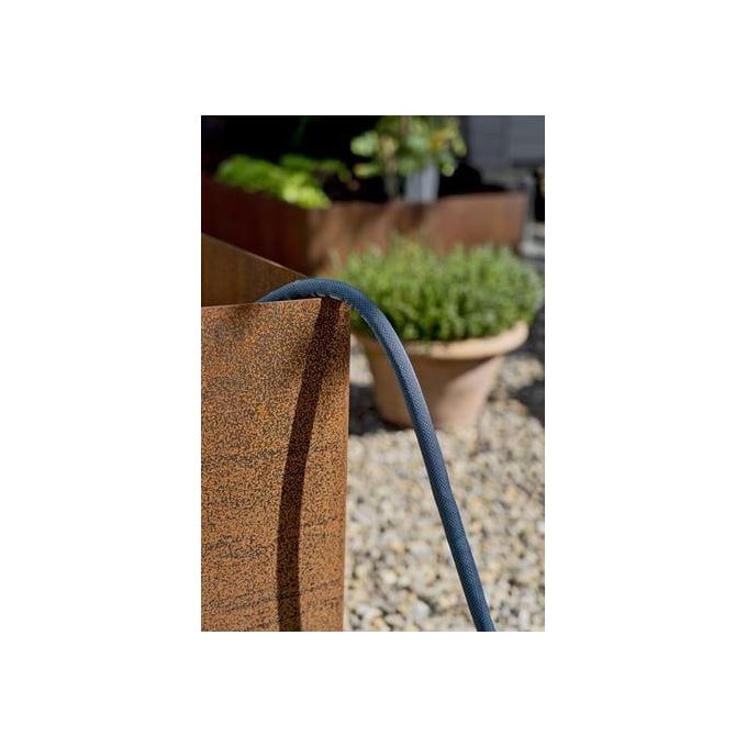 Gardena 18460-20 Liano Set Tubo da Giardino 10 m Diametro 13 mm Resistente UV Antigelo Antigroviglio colore Nero Blu Grigio