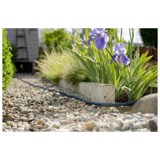 Gardena LIANO Xtreme Set Tubo da Giardino in Tessuto 30 m 13 mm 35 bar Antigelo Resistente UV colore Nero Grigio