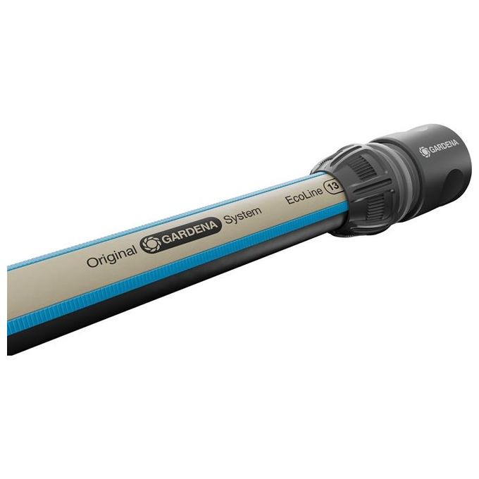 Gardena 18930-20 EcoLine Tubo da Giardino 13 mm 20 m con Materiale Riciclato oltre 65% Resistente a UV e Gelo Pressione di Scoppio 20 bar colore Verde