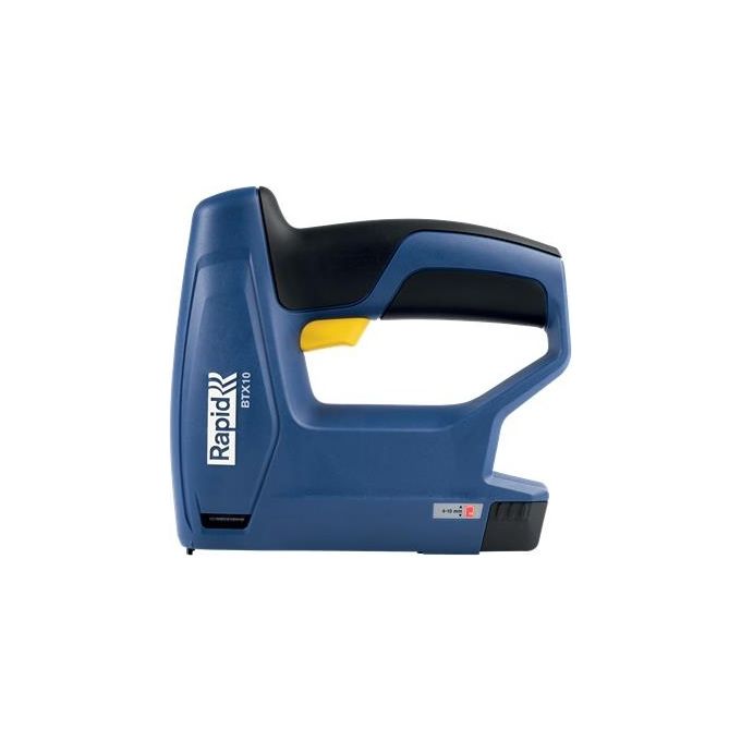 Rapid 5001497 BTX10 Pinzatrice Batteria Ioni di Litio 4-10 mm Impugnatura Ergonomica colore Blu