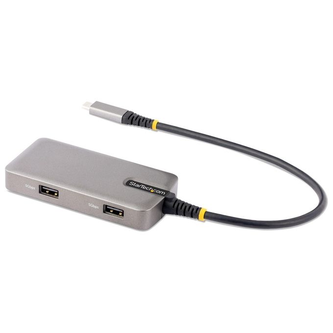 StarTech.com 103B-USBC-MULTIPORT Docking Station USB-C HDMI 4K 60Hz Hub 2 Porte USB 3.0 PD 100W GbE colore Grigio