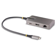 StarTech.com 103B-USBC-MULTIPORT Docking Station USB-C HDMI 4K 60Hz Hub 2 Porte USB 3.0 PD 100W GbE colore Grigio