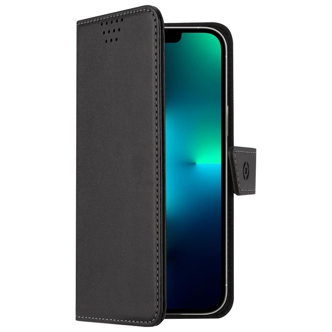 Celly WallyMag Cover per iPhone 13 Nero