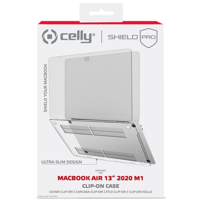 Celly Clip MacBook Air 13'' - Bianco