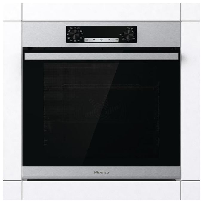 Hisense BI62216AXTC Hi4 Forno da incasso Elettrico Multifunzione 77 L Classe A 3500 W Convezione Funzione Pizza (59,5x59,5x56,4 cm) colore Nero