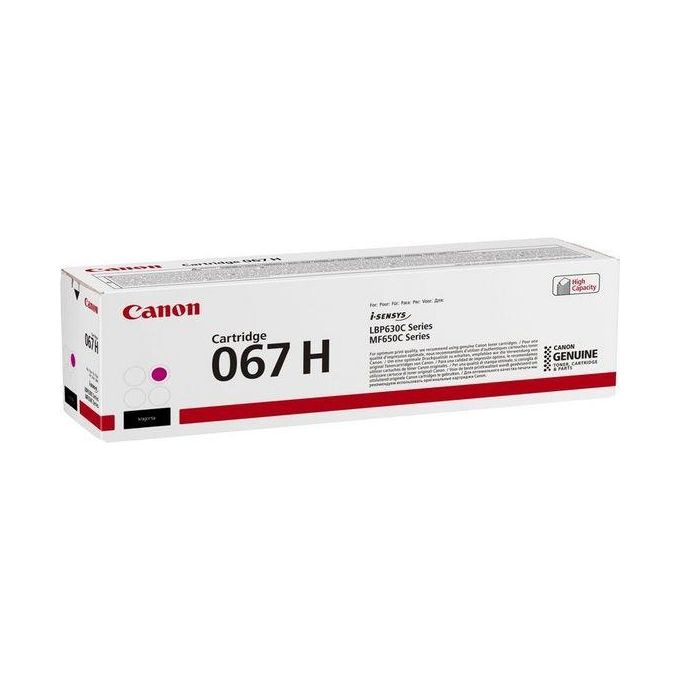 Canon 067H Toner Originale Alta Resa 2350 pagine colore Magenta