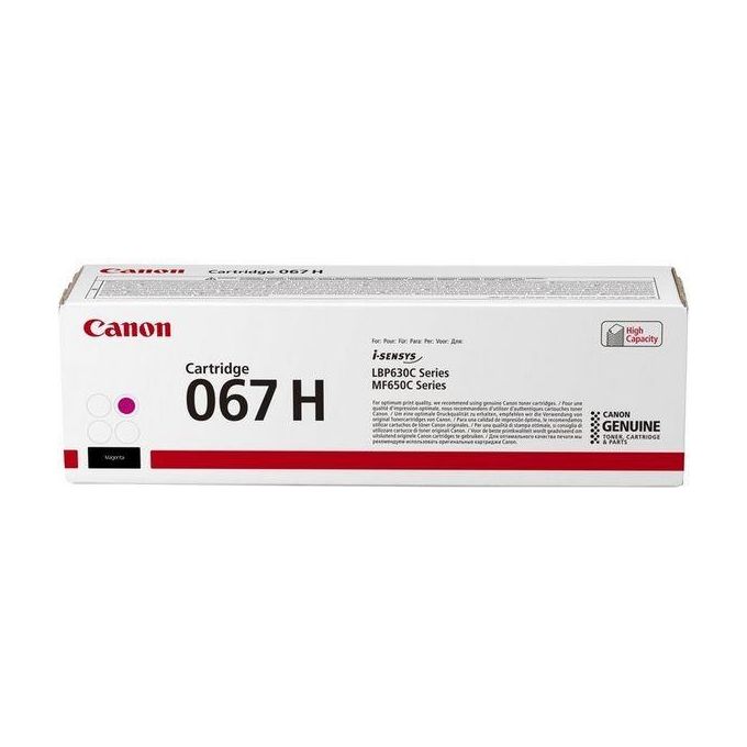 Canon 067H Toner Originale Alta Resa 2350 pagine colore Magenta