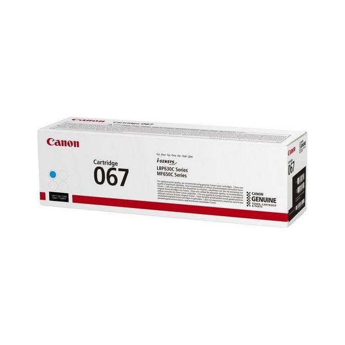 Canon 5101C002 067 Cartuccia Toner Originale Laser 1250 pagine colore Ciano