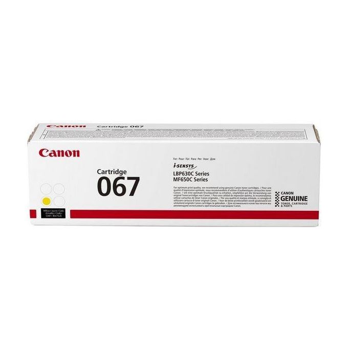 Canon 5099C002 067 Toner Originale Laser 1250 pagine colore Giallo