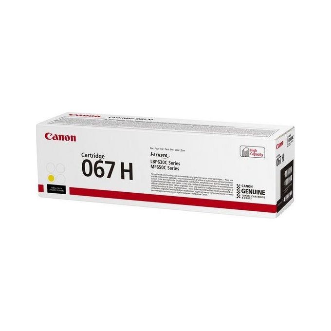 Canon 067H Toner Originale Resa Elevata XL 2350 pagine colore Giallo