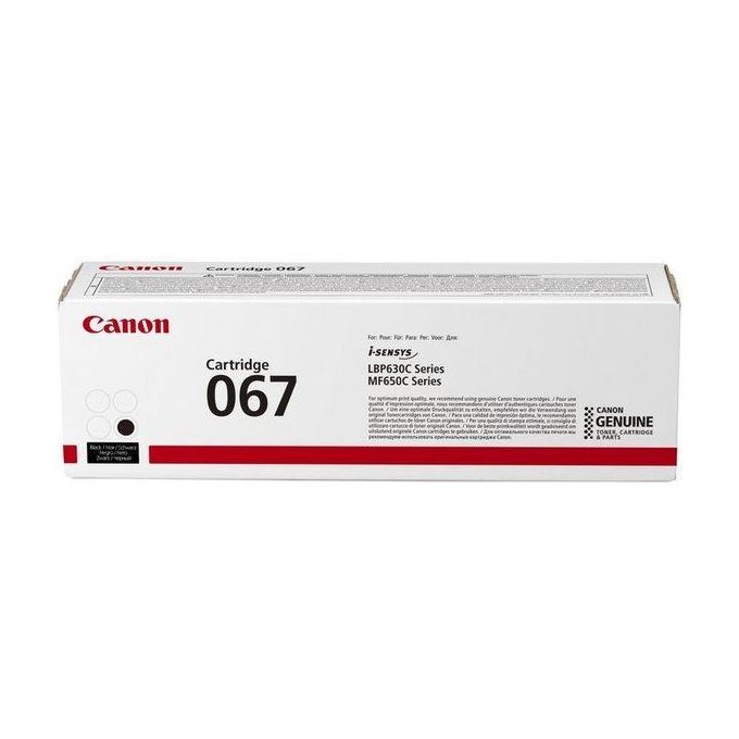 Canon 5102C002 067 BK Cartuccia Toner Originale Laser Resa Standard 1350 pagine colore Nero