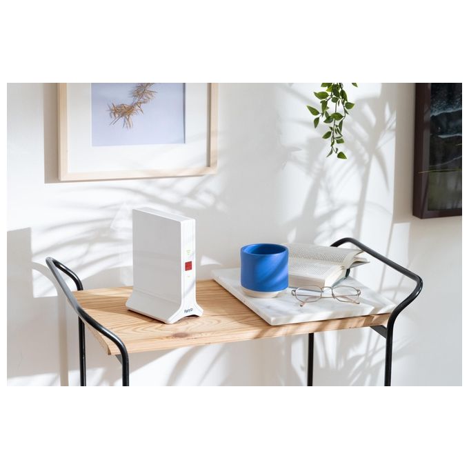 Fritz! 20002991 Repeater 3000 AX Ripetitore Wi-Fi 6 Triband Mesh 4200 Mbit-s 2 Porte LAN Gigabit colore Bianco