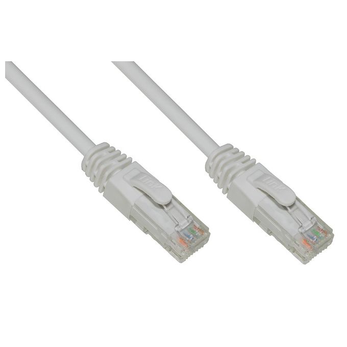 Link Cavo di Rete Categoria 6a Non Schermato Utp Awg24 Grigio Halogenfree 1mt
