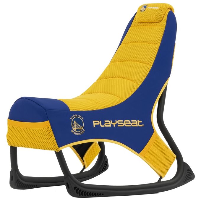 Playseat NBA.00282 Champ NBA Edition Sedia Gaming Golden State Warriors colore Giallo e Blu