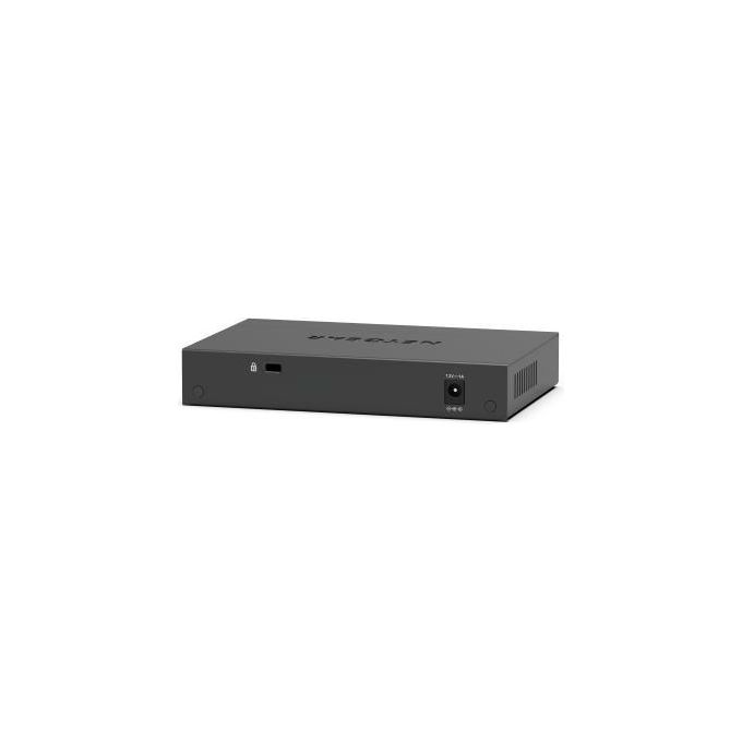 NETGEAR MS305-100EUS MS305 Switch Non Gestito 5 Porte 2.5G Ethernet 100-1000-2500 Supporto QoS Jumbo Frame Fanless colore Nero