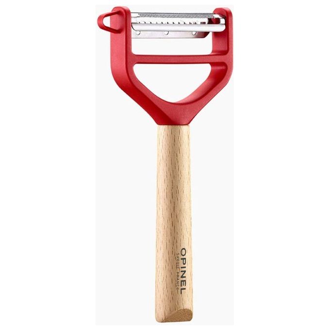 Opinel Pelapatate T-Duo di Legno Rosso