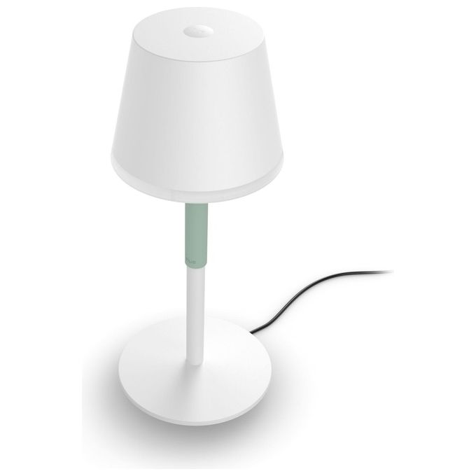 Philips Hue White and Color Ambiance Go Lampada Smart da Tavolo Ricaricabile Bianca Wireless