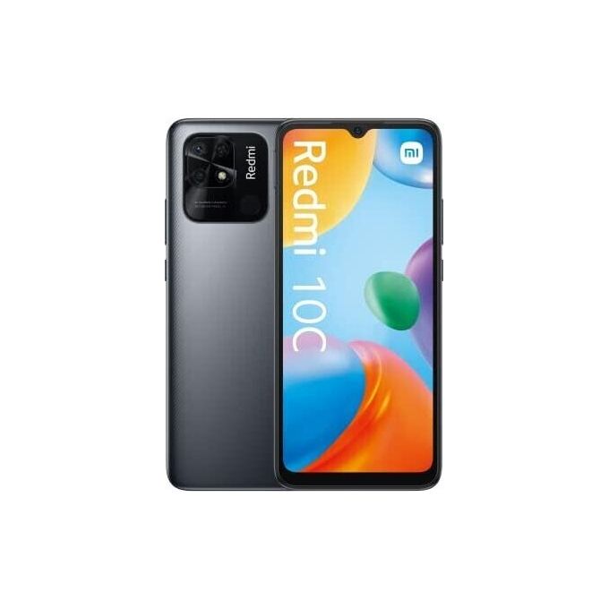 Xiaomi 782418 Redmi 10C Smartphone Dual Sim 6.71'' 3GB 64GB Android 11 Fotocamera 50MP Batteria 5000mAh colore Graphite Gray