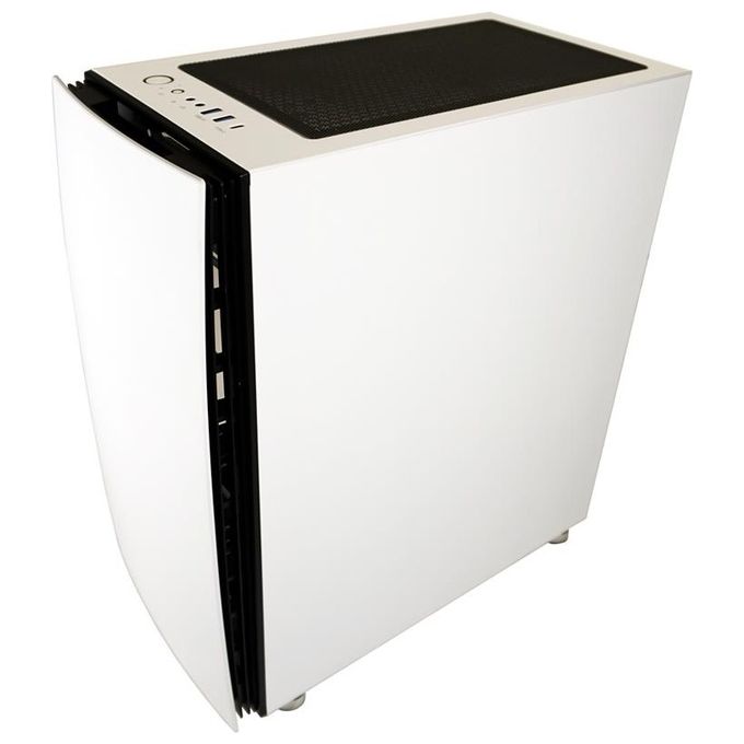 LC-Power LC-713W-ON Gaming 713W PC Case Midi Tower ATX Micro-ATX Mini-ITX Vetro Temperato colore Bianco