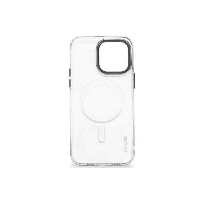 Decoded Cover Posteriore Trasparente in Plastica Riciclata per iPhone 14 Antracite