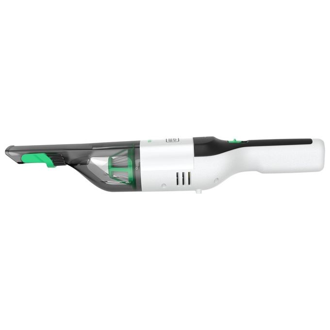 Black+decker REVHV8C Reviva Aspirabriciole Senza Sacchetto Litio 7,2V 19 AW 125 ml autonomia 11 min colore Nero Bianco