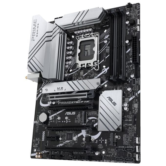ASUS 90MB1CJ0-M1EAY0 PRIME Z790-P WIFI Scheda Madre ATX Intel Z790 LGA1700 DDR5 WiFi 6 Ethernet 2.5Gb M.2 HDMI DisplayPort Bluetooth 5.2 colore Nero