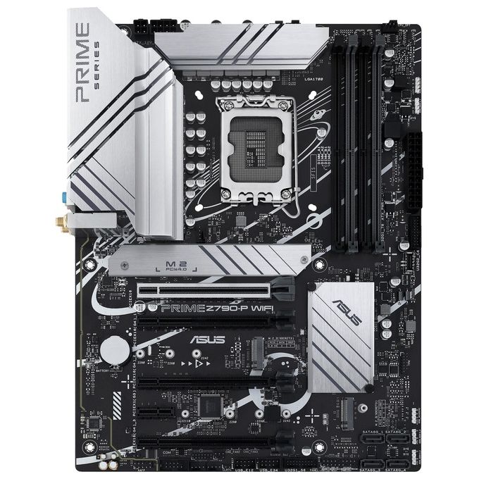 ASUS 90MB1CJ0-M1EAY0 PRIME Z790-P WIFI Scheda Madre ATX Intel Z790 LGA1700 DDR5 WiFi 6 Ethernet 2.5Gb M.2 HDMI DisplayPort Bluetooth 5.2 colore Nero