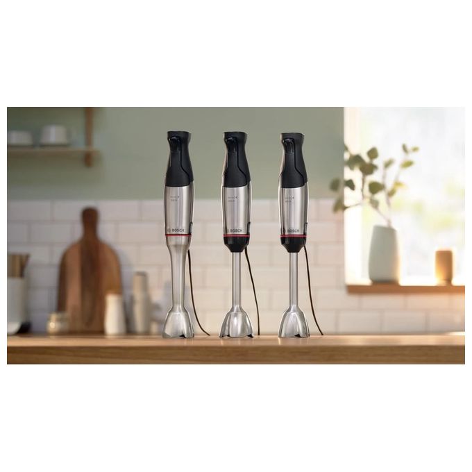Bosch MSM6M610 Serie 6 ErgoMaster Frullatore ad Immersione 1000 W colore Nero Acciaio Inossidabile