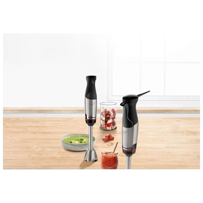 Bosch MSM6M610 Serie 6 ErgoMaster Frullatore ad Immersione 1000 W colore Nero Acciaio Inossidabile
