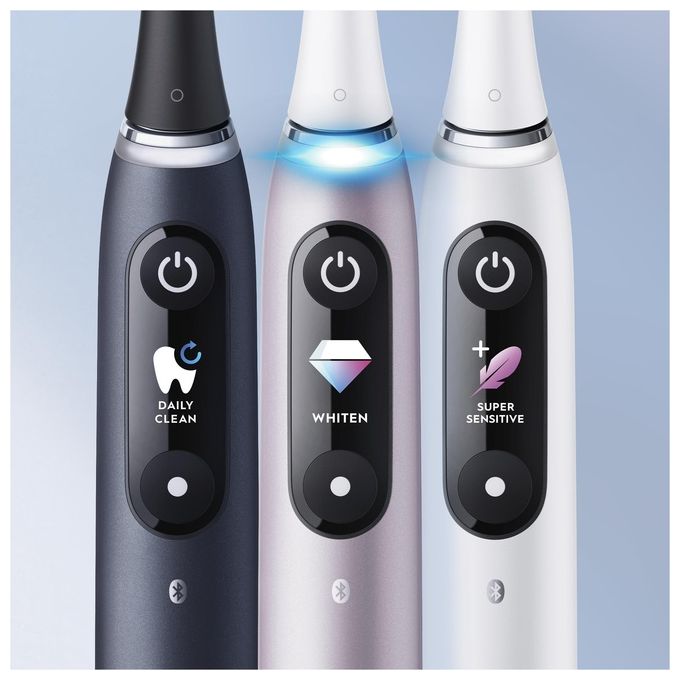 Oral-B 4210201408390 iO Series 9N Spazzolino elettrico rotante-oscillante 6 modalita' Timer 2 min Display OLED Bluetooth colore Rosa Quartz