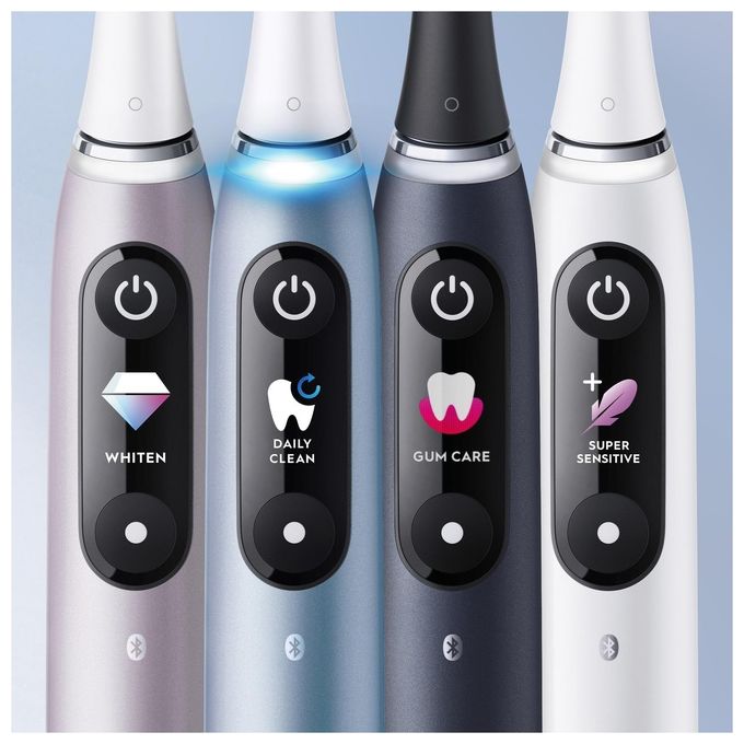 Oral-B 4210201408390 iO Series 9N Spazzolino elettrico rotante-oscillante 6 modalita' Timer 2 min Display OLED Bluetooth colore Rosa Quartz