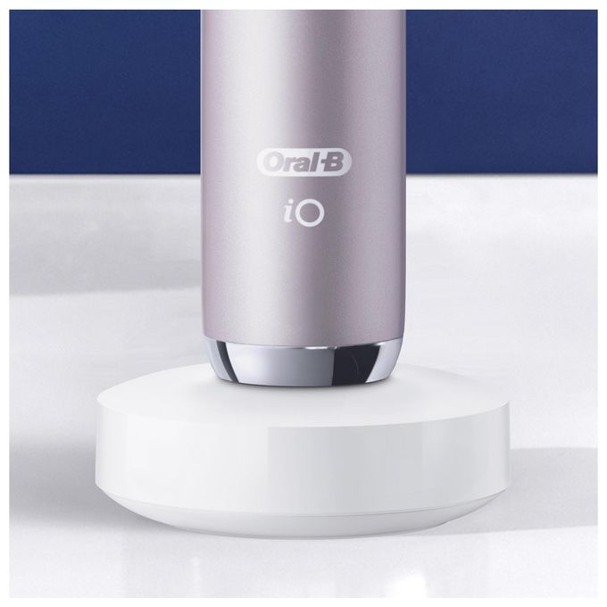 Oral-B 4210201408390 iO Series 9N Spazzolino elettrico rotante-oscillante 6 modalita' Timer 2 min Display OLED Bluetooth colore Rosa Quartz