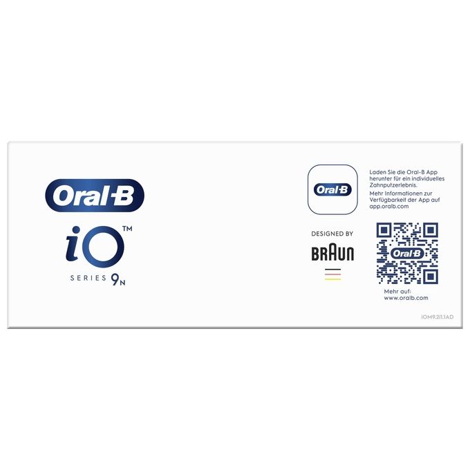 Oral-B 4210201408390 iO Series 9N Spazzolino elettrico rotante-oscillante 6 modalita' Timer 2 min Display OLED Bluetooth colore Rosa Quartz