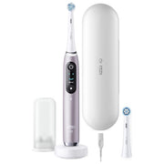 Oral-B 4210201408390 iO Series 9N Spazzolino elettrico rotante-oscillante 6 modalita' Timer 2 min Display OLED Bluetooth colore Rosa Quartz