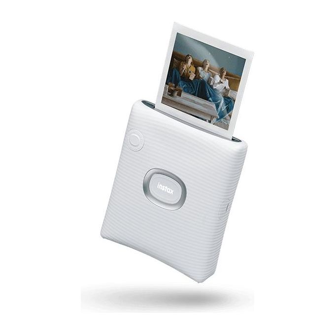 Fujifilm 87121 Instax Square Link Stampante Fotografica Istantanea per Smartphone Bluetooth 800x800 dpi colore Ash White