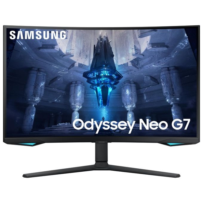 Samsung LS32BG750NPXEN Odyssey Neo G7 Monitor Gaming 32'' UHD 3840x2160 Pixel 165 Hz 1 ms GtG Quantum HDR 2000 Mini LED FreeSync Premium Pro colore Nero