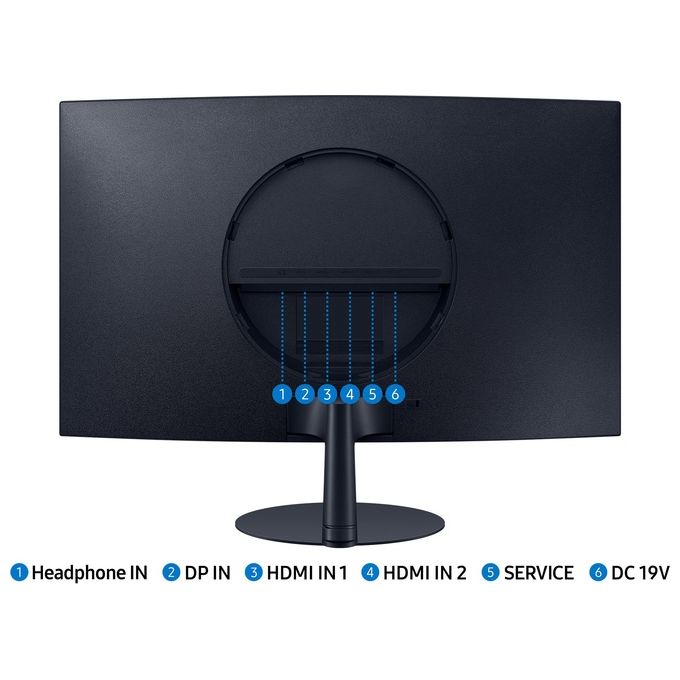 Samsung LS27C390EAUXEN Serie S39C Monitor Curvo 27'' Full HD 1920x1080 VA 75Hz 4ms AMD FreeSync colore Nero