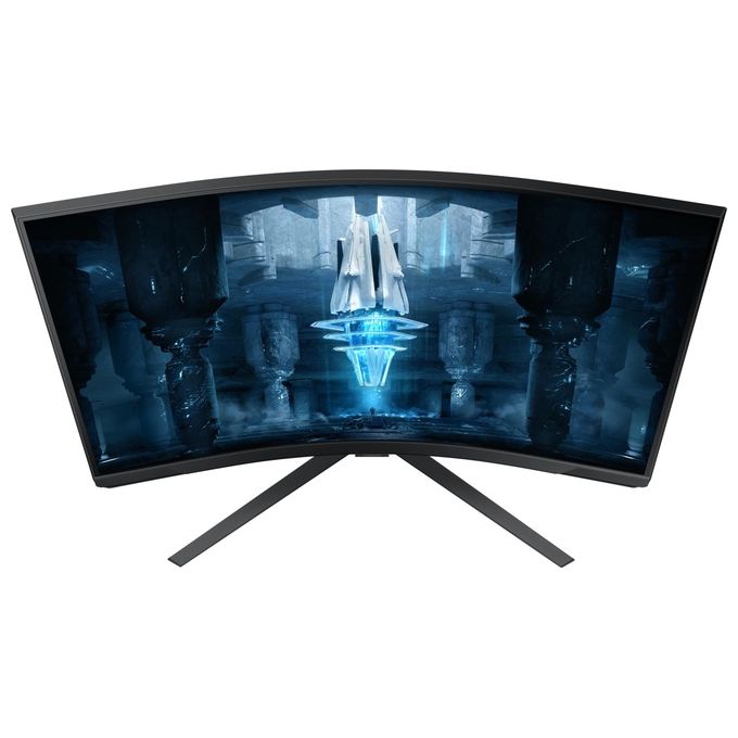 Samsung LS32BG850NPXEN Monitor Gaming Odyssey Neo G8 da 32'' UHD Curvo Risoluzione 3840x2160 Pixel Frequenza 240 Hz Tecnologia Quantum Matrix Mini LED colore Bianco