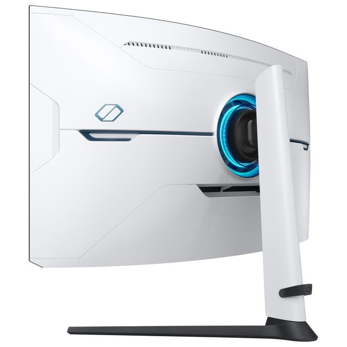 Samsung LS32BG850NPXEN Monitor Gaming Odyssey Neo G8 da 32'' UHD Curvo Risoluzione 3840x2160 Pixel Frequenza 240 Hz Tecnologia Quantum Matrix Mini LED colore Bianco
