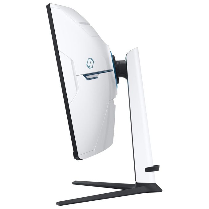 Samsung LS32BG850NPXEN Monitor Gaming Odyssey Neo G8 da 32'' UHD Curvo Risoluzione 3840x2160 Pixel Frequenza 240 Hz Tecnologia Quantum Matrix Mini LED colore Bianco