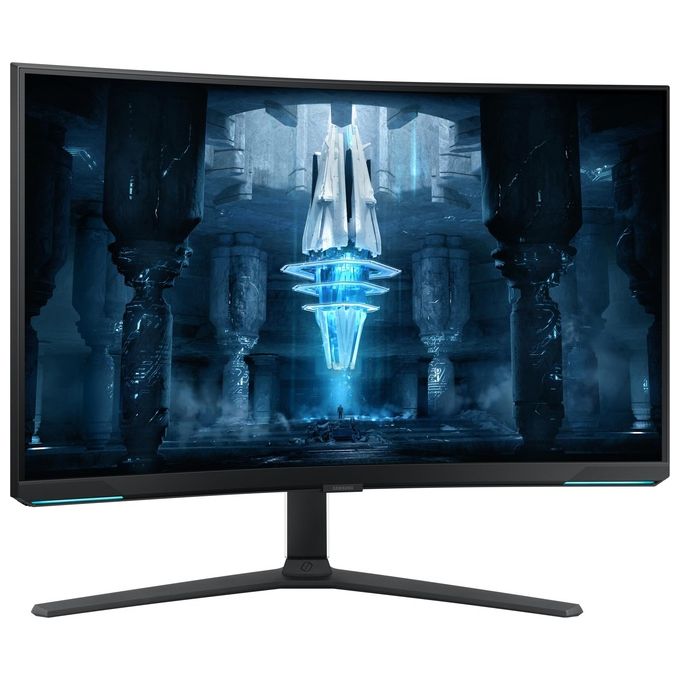 Samsung LS32BG850NPXEN Monitor Gaming Odyssey Neo G8 da 32'' UHD Curvo Risoluzione 3840x2160 Pixel Frequenza 240 Hz Tecnologia Quantum Matrix Mini LED colore Bianco