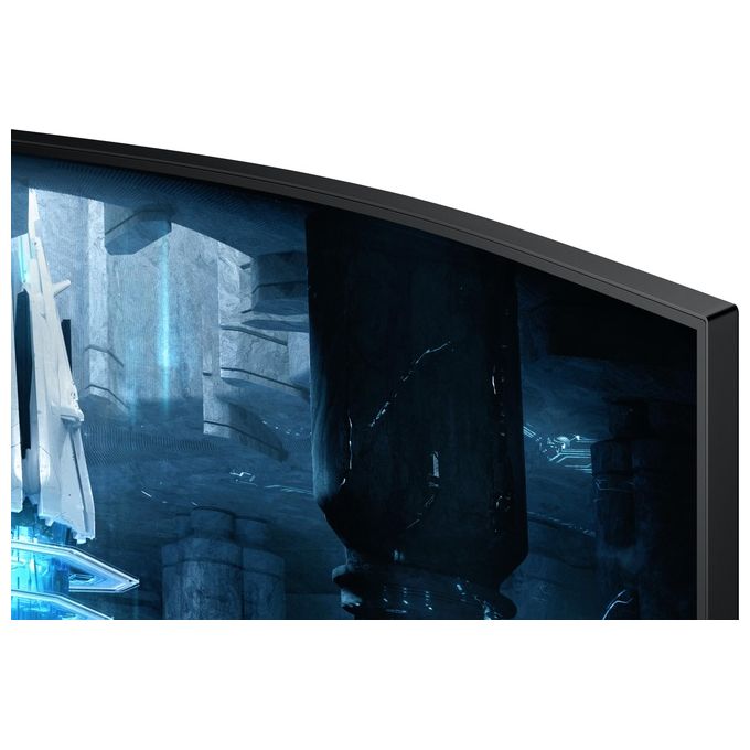 Samsung LS32BG850NPXEN Monitor Gaming Odyssey Neo G8 da 32'' UHD Curvo Risoluzione 3840x2160 Pixel Frequenza 240 Hz Tecnologia Quantum Matrix Mini LED colore Bianco