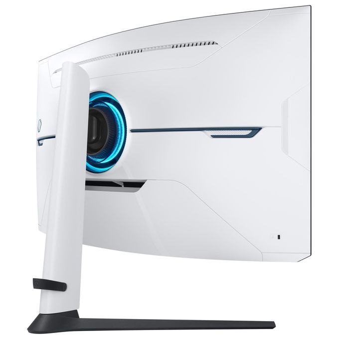 Samsung LS32BG850NPXEN Monitor Gaming Odyssey Neo G8 da 32'' UHD Curvo Risoluzione 3840x2160 Pixel Frequenza 240 Hz Tecnologia Quantum Matrix Mini LED colore Bianco