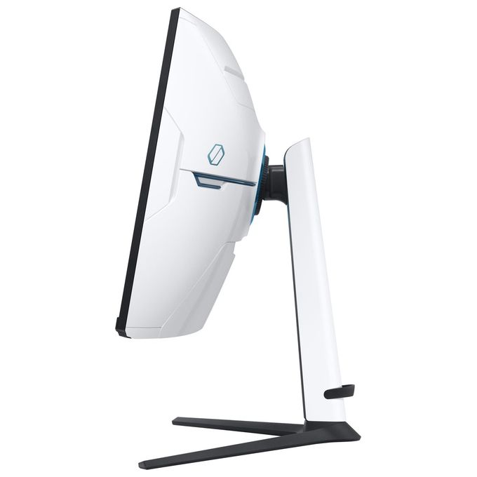 Samsung LS32BG850NPXEN Monitor Gaming Odyssey Neo G8 da 32'' UHD Curvo Risoluzione 3840x2160 Pixel Frequenza 240 Hz Tecnologia Quantum Matrix Mini LED colore Bianco