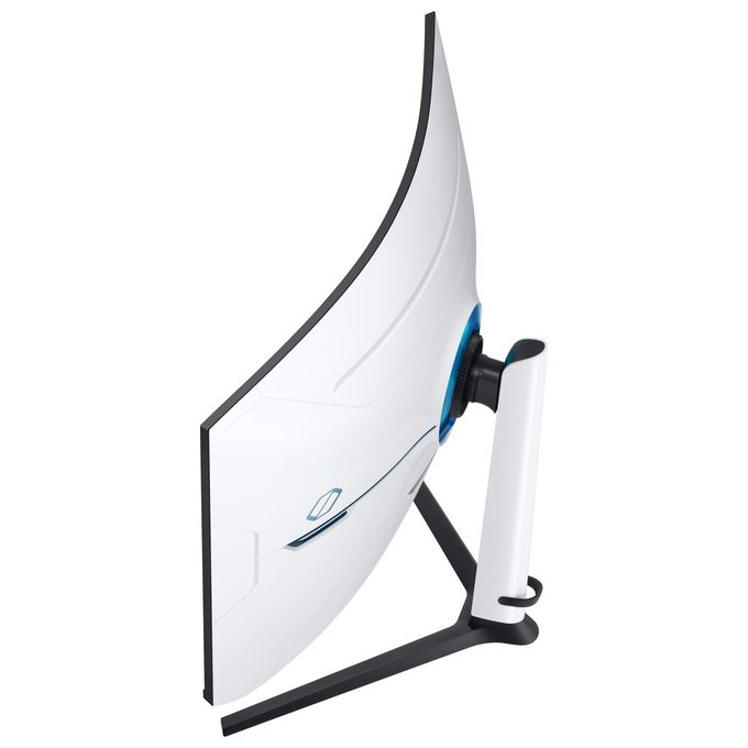 Samsung LS32BG850NPXEN Monitor Gaming Odyssey Neo G8 da 32'' UHD Curvo Risoluzione 3840x2160 Pixel Frequenza 240 Hz Tecnologia Quantum Matrix Mini LED colore Bianco