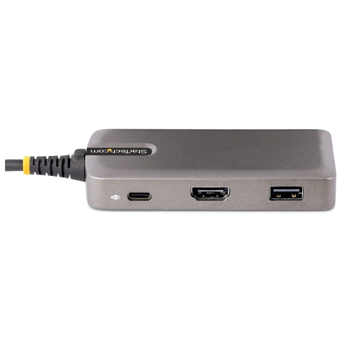 Startech.com Adattatore Multiporta Usb-c Docking Station Usb Type C Hdmi 4k 60hz con Hub a 3 Porte Usb Pd 100w