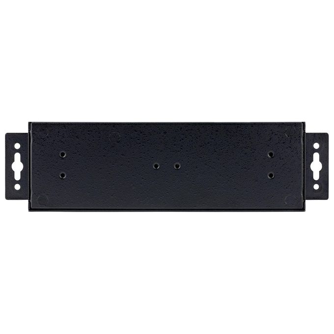 StarTech USB210AIND-USB-A-HUB Hub USB 2.0 Industriale 10 Porte Bloccabili Protezione ESD Livello 4 Montaggio DIN Parete Scrivania colore Nero